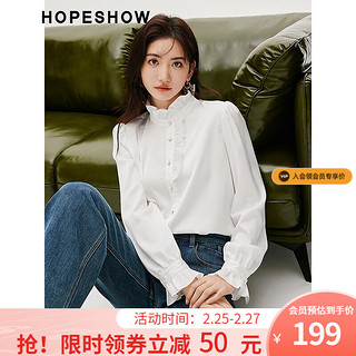 HOPESHOW 红袖 女士衬衫