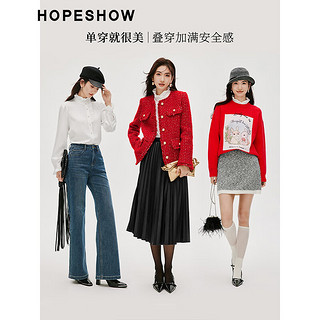 HOPESHOW 红袖 女士衬衫