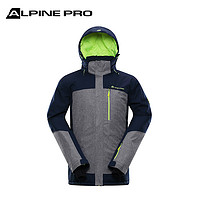 ALPINE PRO 阿尔派妮 男士秋冬户外PTX单双板加厚保暖防风防水滑雪服上衣套装