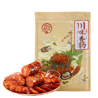 羌蜀味 麻辣香肠四川特产烟熏腊肠熟食腊味 尔曼-麻辣香肠400g【专享价】