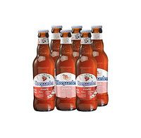 Hoegaarden 福佳 果啤玫瑰红248ml*3瓶+桃味248ml*3瓶