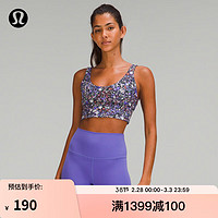 lululemon丨Align™ 女士运动内衣 A/B *Cups LW2DHFS 花卉混色/荷电靛蓝 6