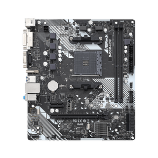 ASROCK/华擎 B450M-HDV R4.0 台式电脑游戏主机AMD主板 支持5600G