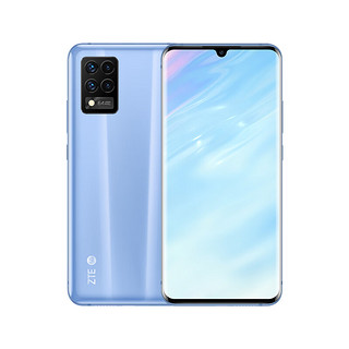 ZTE 中兴 天机Axon 11 8GB+256GB 水漾冰蓝 6400万四摄 视频防抖骁龙765G游戏拍照5G手机