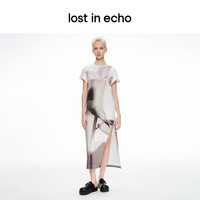 lost in echo2024春季设计师款大圆头厚底增高穆勒拖鞋勃肯鞋 黑色 36