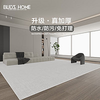 BUDISI 布迪思 地毯客厅沙发茶几地毯大尺寸防水防滑加厚免洗可擦2024春季 素色01
