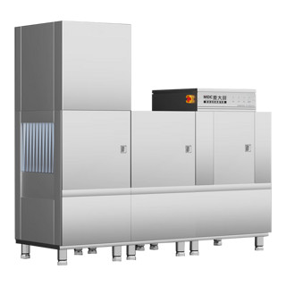 麦大厨 380V 42KW XCS-300 斜插式单缸双喷淋洗碗机（含分配器）MDC-XXA16-XCS-FD-Z1P2