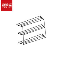 喜莱盛盛脸盆毛巾置物架2米长 201不锈钢
