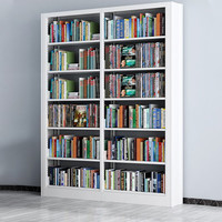 唐辑家用钢制书架书柜落地学校图书馆档案架  宽1.7米高2.2米组合架 1700宽2.2米高六层组合架