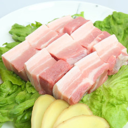 爱森 国产五花肉块 400g/盒