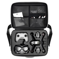 MAXCAM高硬度系列包适用于DJI大疆 FPV 套装单肩背包收纳包便携保护箱盒配件硬壳斜挎抗压摔防溅水 适用于 FPV 收纳包