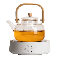 电陶炉煮茶器套装家用泡茶办公室小型煮茶壶玻璃烧水茶壶蒸煮茶器