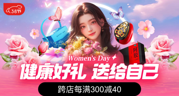 京东 38节 健康好礼会场