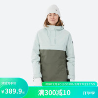 迪卡侬滑雪服女士多口袋防风防水保暖专业滑雪服夹克-5085027