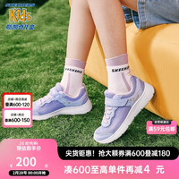 Skechers斯凯奇夏季女童可爱爱心魔术贴运动鞋儿童跑步鞋休闲童鞋 312012L