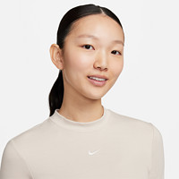 NIKE 耐克 官方ESSENTIAL女连衣裙春季耐克勾勾针织开衩刺绣DV7879