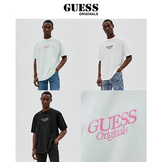 GUESS Originals 男士宽松简约刺绣字母LOGO短袖T恤M2GI00K9XF2 G8EC-浅绿色 XL