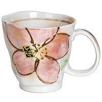 lucky lychee 日本进口Bloom手绘陶瓷马克杯樱花复古日式釉下彩耐热咖啡茶水杯