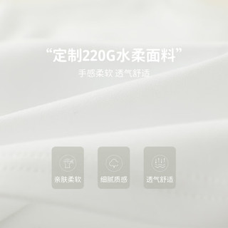 齐齐熊 cicibear男童T恤假两件牛仔拼接长袖上衣儿童2024打底衫春秋款 米白 80cm