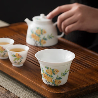 易信 石榴花茶漏组