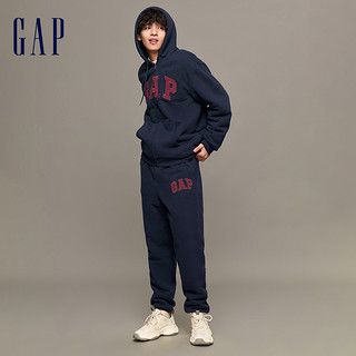 Gap 盖璞 男女装秋冬新款LOGO仿羊羔绒卫衣情侣装762531