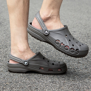 卡骆驰（crocs）洞洞鞋男鞋女鞋2024春夏户外运动鞋涉水沙滩鞋轻便透气休闲鞋 石墨色 39-40