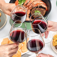 红酒杯套装家用醒酒器高颜值水晶玻璃葡萄酒高脚轻奢高档酒具