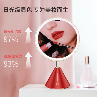 TOUCHBeautyHEALER系列-H1柔光双智能美妆镜实时智能感光技术新年女友好物