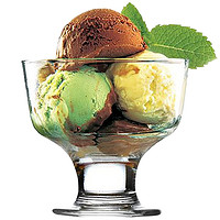 lucky lychee 玻璃冰激凌杯沙拉甜品碗冰淇淋杯沙冰果汁杯285ml