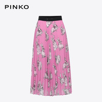 PINKO女装兔子打褶中长半身裙101127A0RA