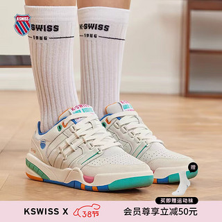 盖世威（K·SWISS）【谢霆锋同款】运动休闲鞋24春季满贯鞋彩虹糖 9275-CH 彩虹糖 女 38