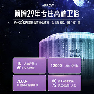 箭牌（ARROW） 黑色淋浴房玻璃隔断干湿分离浴屏浴房家用简易一字型卫生间浴房 升级高级枪灰色+100/套
