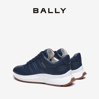 BALLY/巴利【】24春夏男士蓝色皮革休闲运动鞋6306573 蓝色 42.5