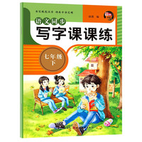语文同步写字课课练七年级下册人教版 7年级语文同步练字帖下册 规范字体每日一练写字中