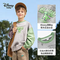 88VIP：Disney baby 迪士尼男童撞色卫衣2024春秋儿童时尚休闲衣服帅气上衣潮童装