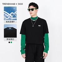 TRENDIANO KEEP SMILING 艺术胶囊系列圆领短袖T恤男