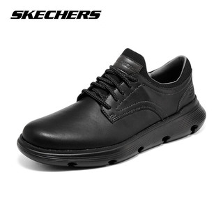  SKECHERS/斯凯奇 舒适 男士皮鞋  黑色/BBK/晒图返5 通用 42.5