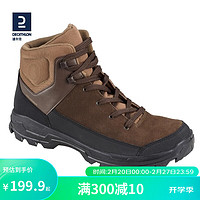 DECATHLON 迪卡侬 登山鞋男户外运动鞋春透气徒步鞋OVH咖啡色43 2467836