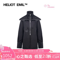 HELIOT EMIL 女士双领拉链外套  W05038C01 BLK01 黑色 40 送女友
