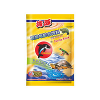 海豚 PORPOISE龟粮乌龟饲料中小龟通用龟粮巴西龟中华草龟火焰龟龟粮上浮乌龟吃 15g*1观赏龟配合饲料
