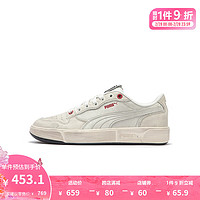 彪马（PUMA） 男女同款复古休闲板鞋脏脏鞋 LX COURT LOW 399254 白色-白色-红色-01 40.5