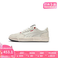 彪马（PUMA） 男女同款复古休闲板鞋脏脏鞋 LX COURT LOW 399254 白色-白色-红色-01 44.5