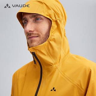 巍德（VAUDE）户外运动登山徒步男女中性款防风防雨3L冲锋衣外套 金盏黄 S