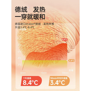 贝肽斯儿童保暖裤秋裤男童女童2023德绒恒温发热打底裤秋衣套装 安妮粉-高腰保暖裤 100cm