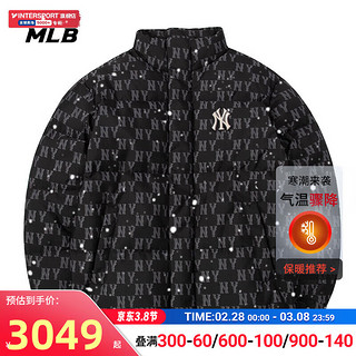 美职棒（MLB）男装女装 保暖羽绒服时尚户外运动服休闲外套 3ADJM0236-50BKS 2XL