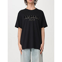 巴尔曼（BALMAIN） 奢侈品潮牌 男士 MEN BALMAIN T恤 BLACK XXL