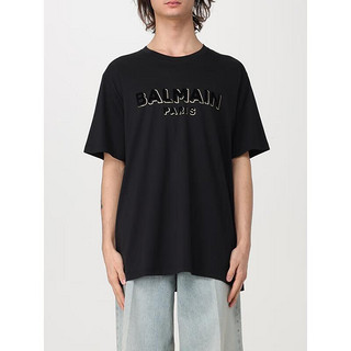 巴尔曼（BALMAIN） 奢侈品潮牌 男士 MEN BALMAIN T恤 BLACK XXL