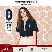Teenie Weenie小熊卡通POLO衫T恤女夏季女t恤