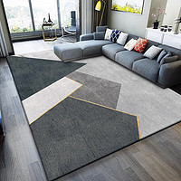 KAYE 地毯客厅茶几沙发毯子大尺寸卧室房间轻奢简约高级满铺家用床边毯 FS-T142 120x160 cm