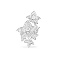 APM Monaco 银白色花朵设计造型戒指A21133OX
